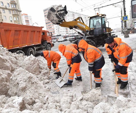 Уборка снега в Уфе и  Республике Башкортостан